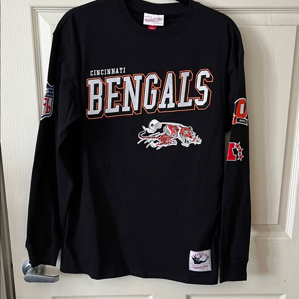 Mitchell & Ness Cincinnati Bengals Long Sleeve S
